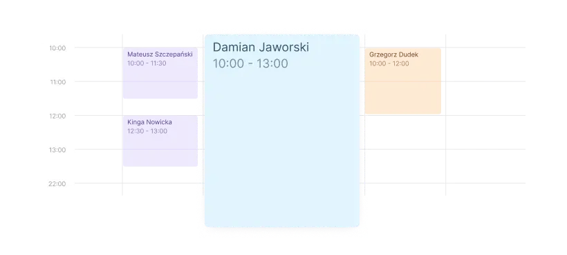 Kalendarz rezerwacji